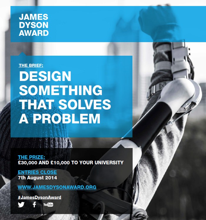 Ouverture du James Dyson Award 2014 BED