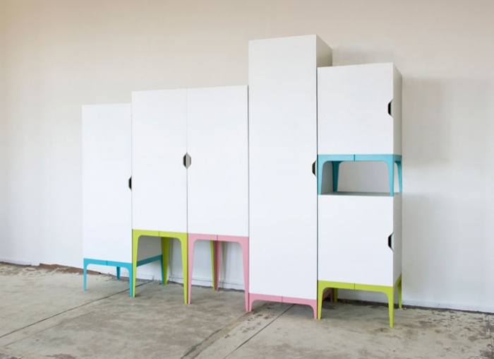 GARDE-ROBE MODULAIRE PAR MATTHIAS RIES