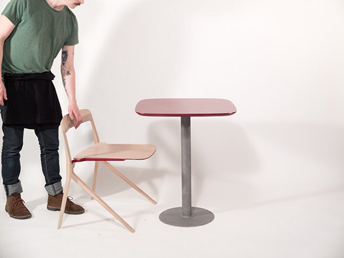 Espresso la chaise à café par Giuseppe Formica