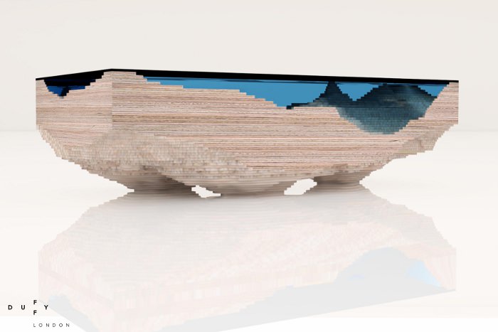 Table ABYSS explore les fonds marins par Duffy London