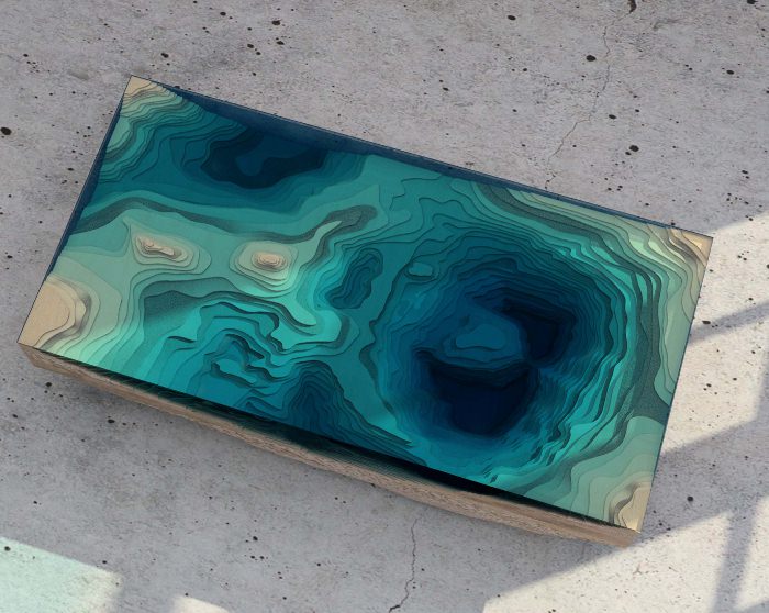 Table ABYSS explore les fonds marins par Duffy London