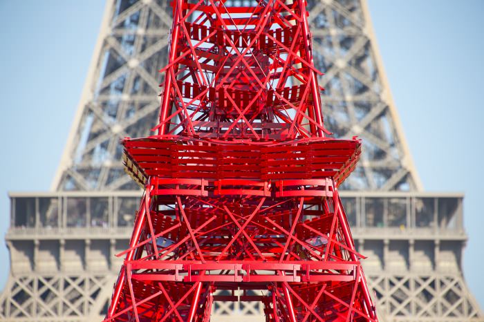 Une seconde Tour Eiffel par Fermob