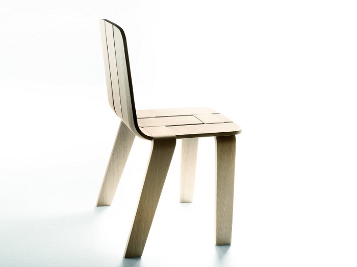 CHAISE À BANDES SASKI PAR JEAN LOUIS IRATZOKI POUR ALKI