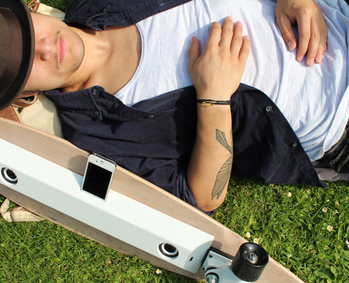 Chargeboard le skate hightech par Bjorn van den Hout