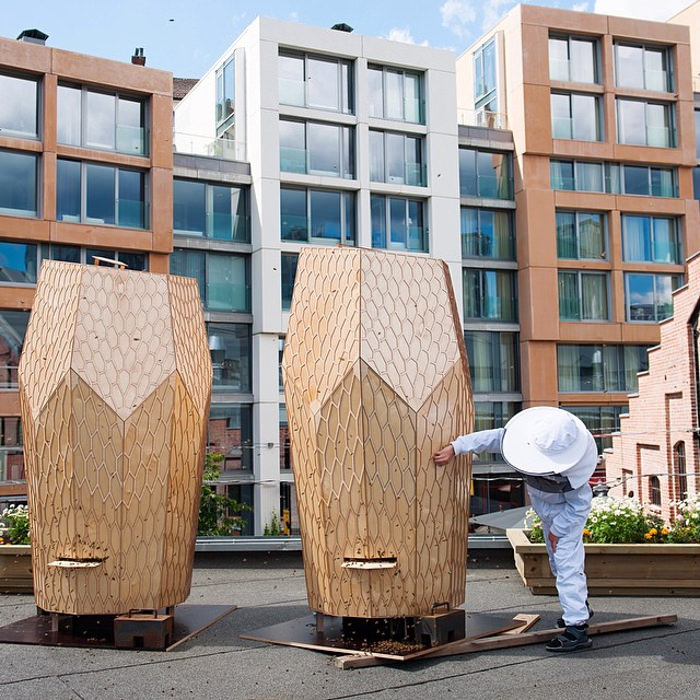 Vulkan Beehive les ruches urbaines par Snohetta