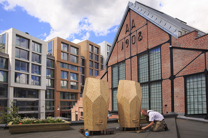 Vulkan Beehive les ruches urbaines par Snohetta