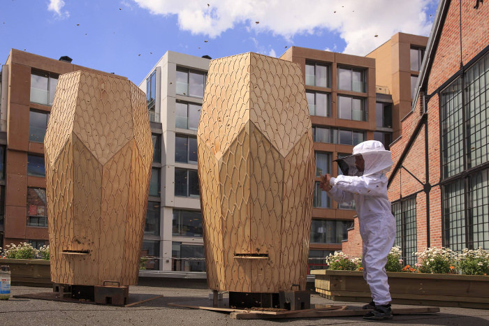 Vulkan Beehive les ruches urbaines par Snohetta