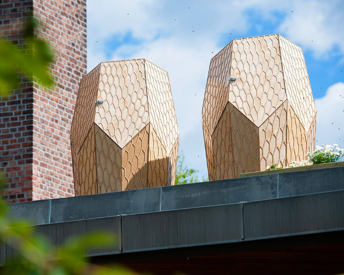 Vulkan Beehive les ruches urbaines par Snohetta