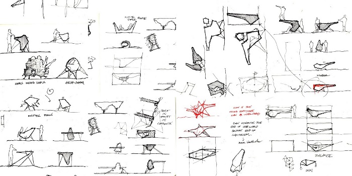 croquis design sketches desktop bureau design