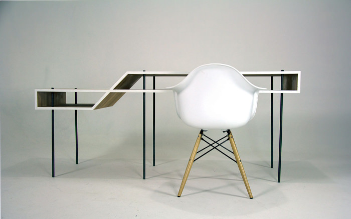 Bureau minimaliste Fig. 8 Desk par Steven Berkas