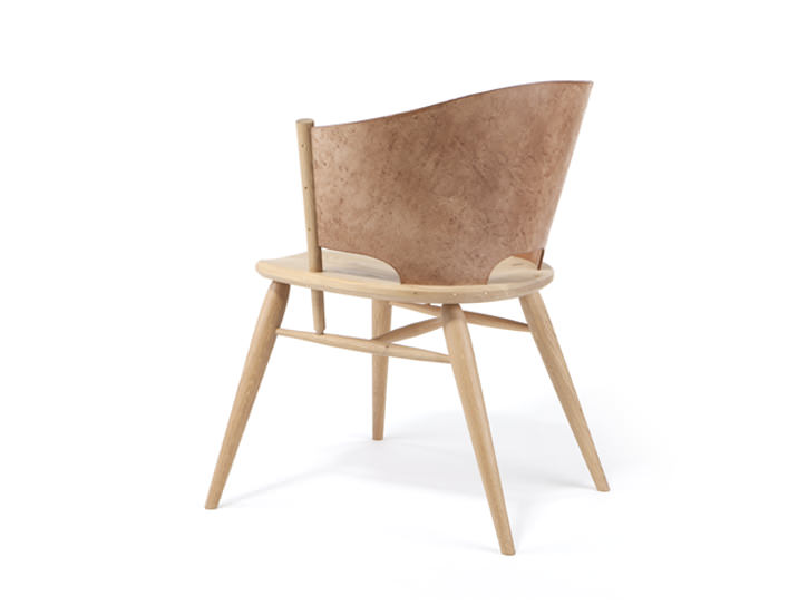 Hamylin Chair la chaise de cuir par Gareth Neal