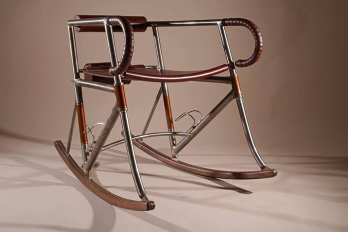 Randonneur Chair rockingchair inspiré du cyclisme par Two Makers