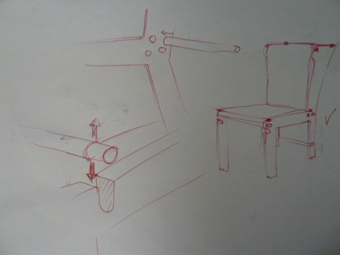 La chaise qui se détend par Antoine LAMANT