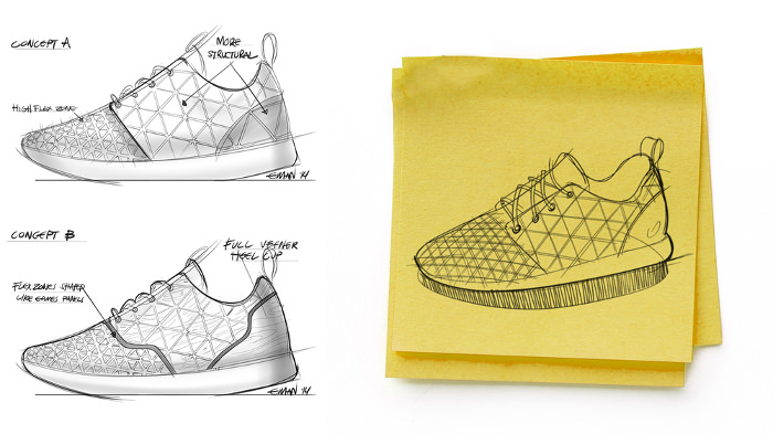 Walnut Metrics les baskets origami par Emmanuel Carrillo