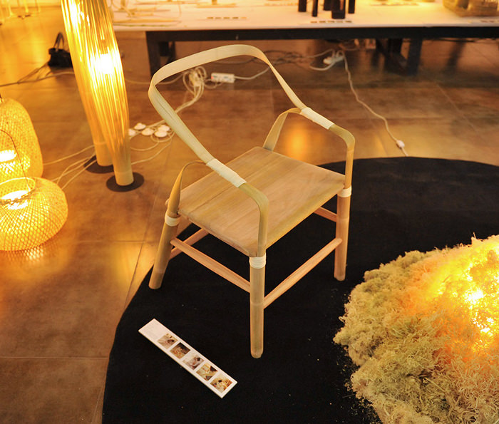 Artisanat traditionnel chinois la Bamboo chair par Xiaotong WANG