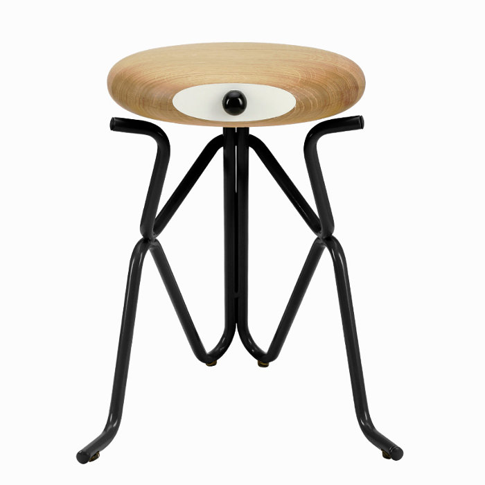 Companion tabouret poétique par Phillip Grass