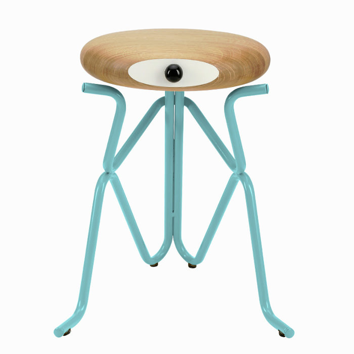 Companion tabouret poétique par Phillip Grass