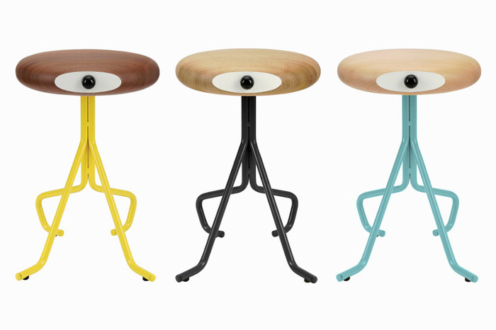 Companion tabouret poétique par Phillip Grass