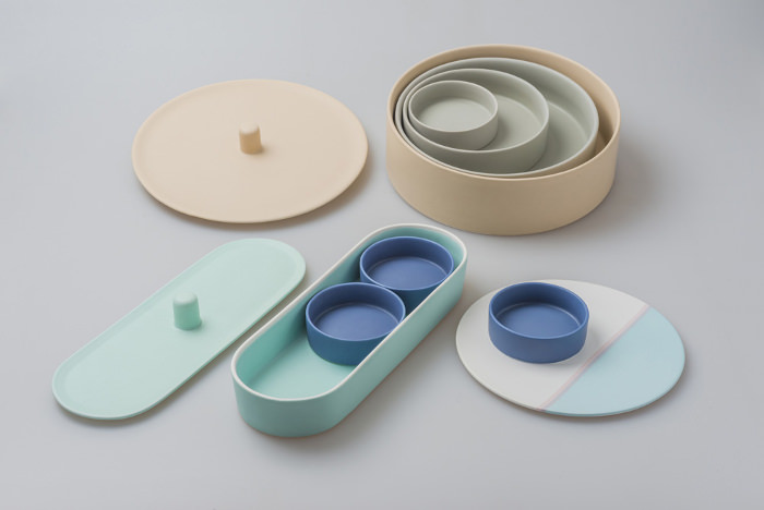 Gathering Series couleurs pour table par Chiandchi Studio