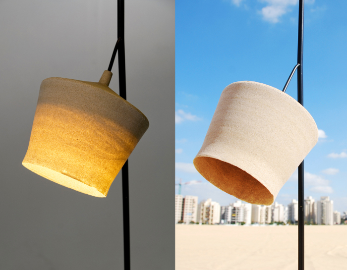 LAMPE DE SABLE PAR NIR MEIRI