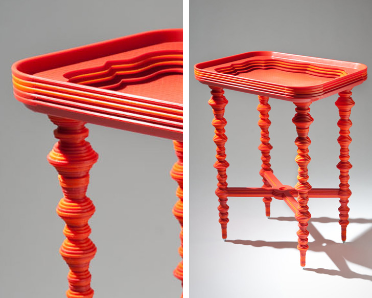 TRAY TABLE LA TABLE D’ORNEMENT PAR KATIE STOUT - 2012