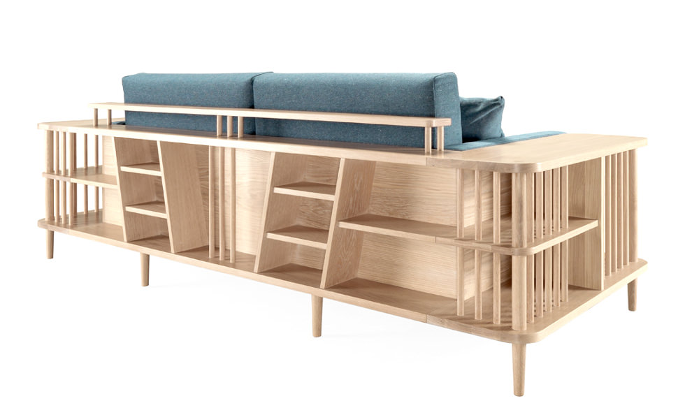 SCAFFOLD design sofa par André Teoman Studio pour Wewood