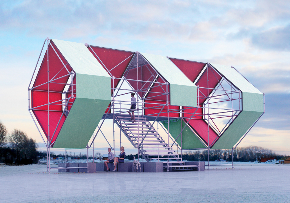 HEX PAVILION : vivons mieux vivons perchés !