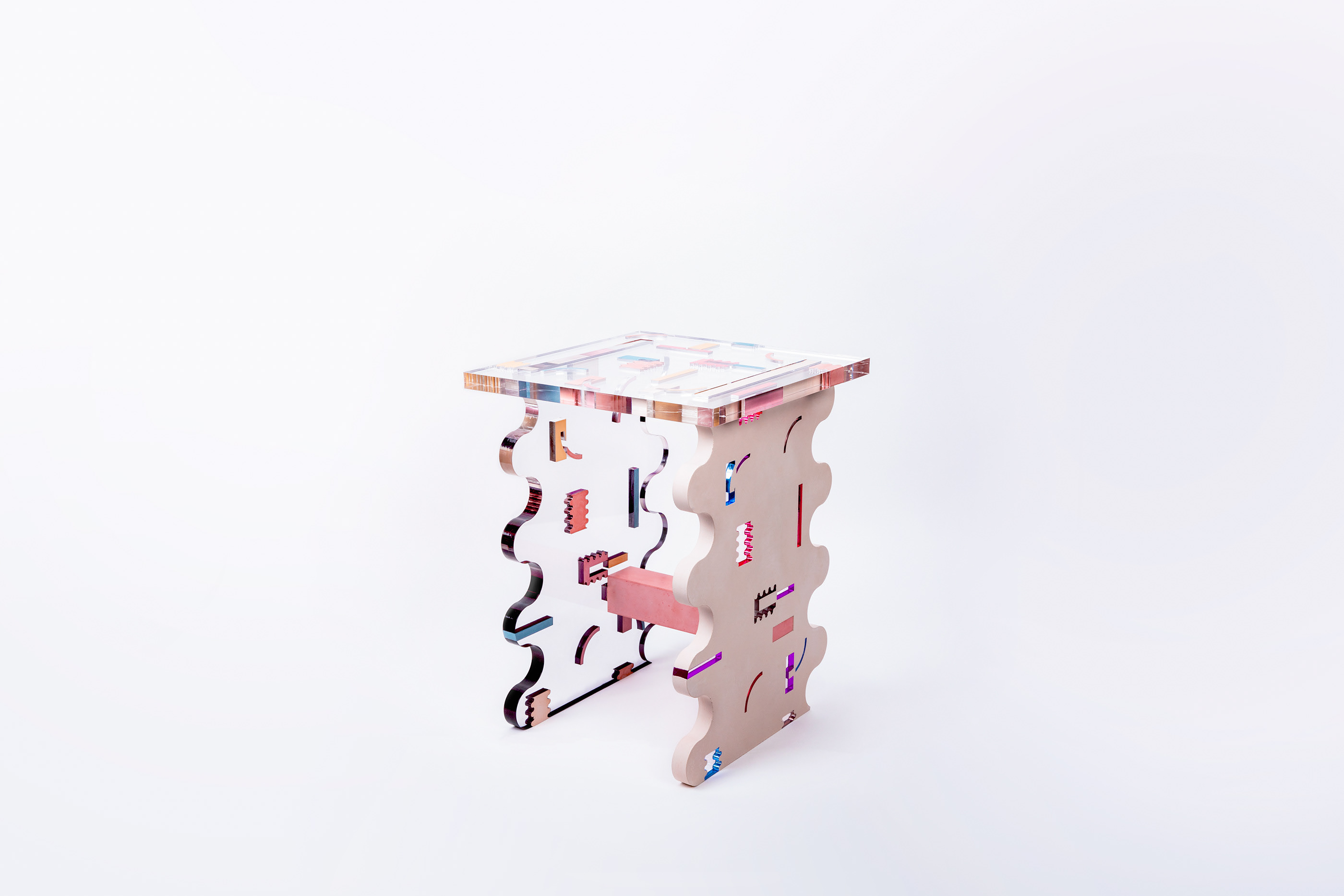 Pinion Project le tabouret du nouveau Terrazzo