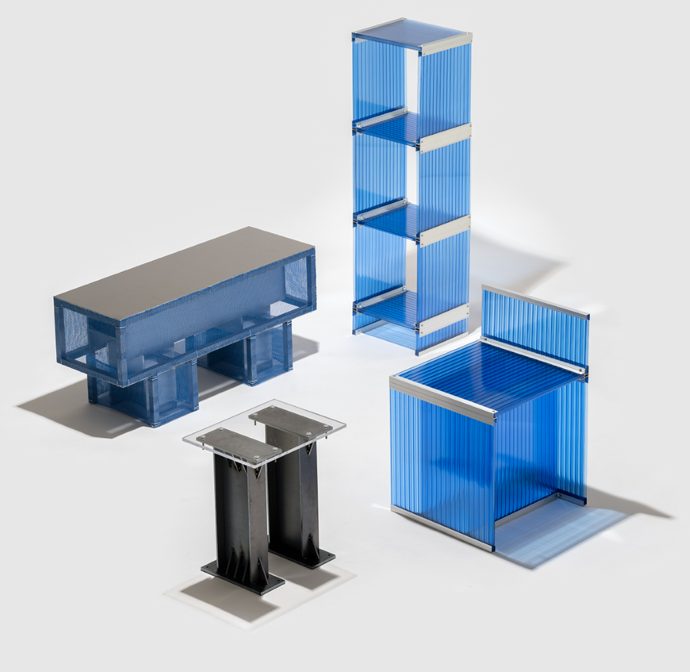 Du mobilier qui met en avant le processus de construction